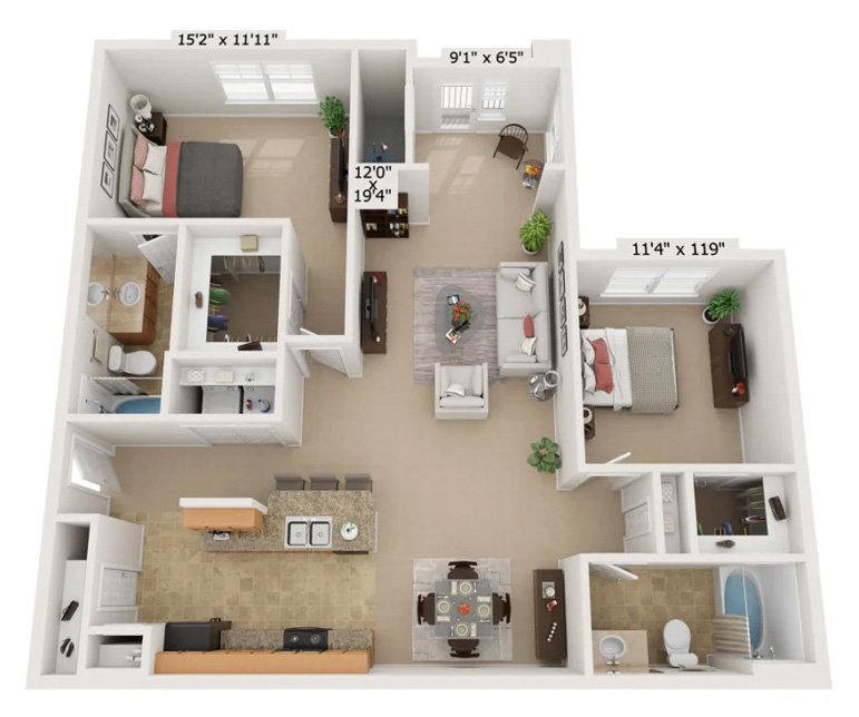 Newberry GV Clubhouse Renovated floor plan